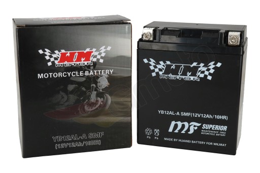 GMOTO-407083 - Батарея геля 12V 12 AhYB12AL-A WM Motor SMF