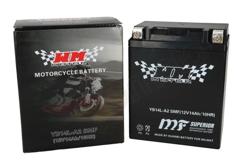 GMOTO-407084 - Гелевая батарея 12V 14ah YB14L-A2 WM Motor SMF