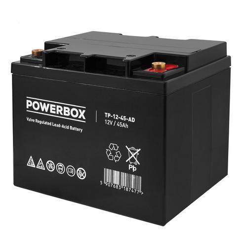 Гелевый/AGM аккумулятор Powerbox 12В 45Ач