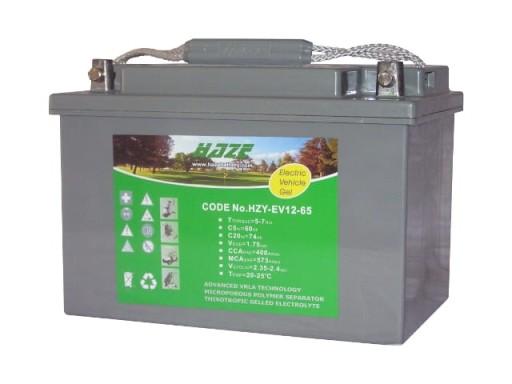 Гелевий акумулятор HAZE HZY EV 12-65 12V 75Ah