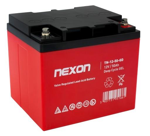 Гелевый аккумулятор Nexon Deep Cycle GEL 12 В, 50 Ач