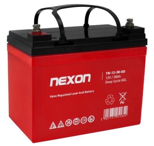 Гелевой аккумулятор ИБП Nexon TN-12-38-GD 12 В, 38 Ач