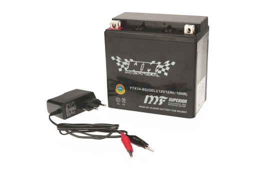 122882 - Гелевий акумулятор ytx14-BS зарядний пристрій BMW K1200 S