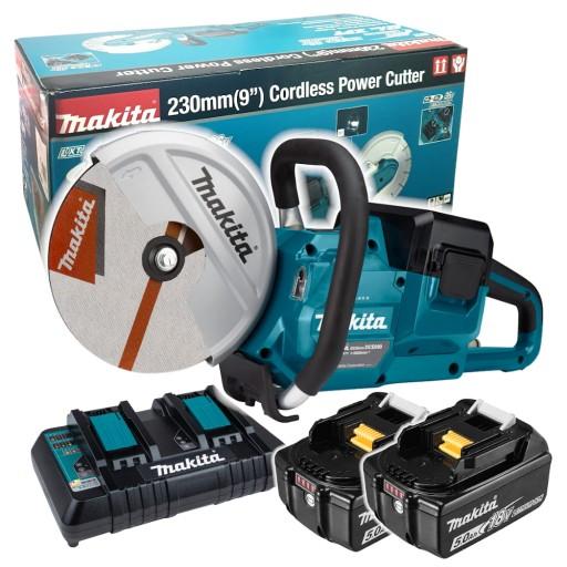 Аккумуляторный бетонорез Makita 2x18,0 В DCE090T2X1 230 мм 2x5,0 Ач