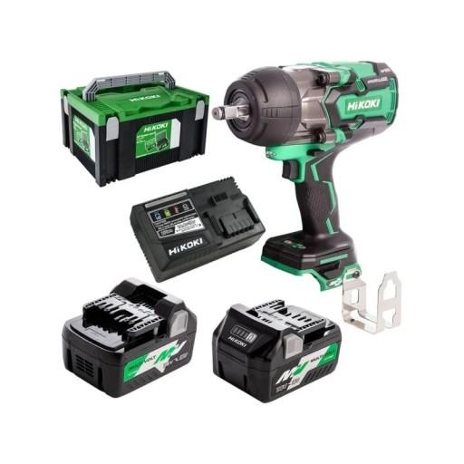 Аккумуляторный ударный гайковерт 1/2 дюйма, 36 В, IP56, набор HiKoki