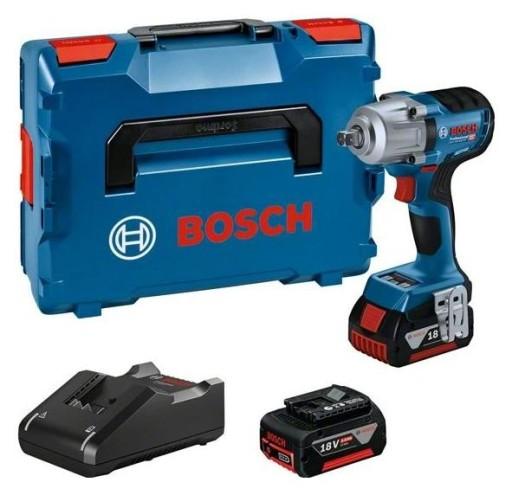 Аккумуляторный ударный гайковерт Bosch GDS 18V-450 PC + L-Boxx