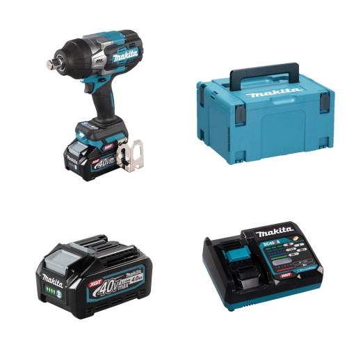 Акумуляторний ударний гайковерт Makita TW001GM201, Li-ion XGT 40V 1800Nm 700W