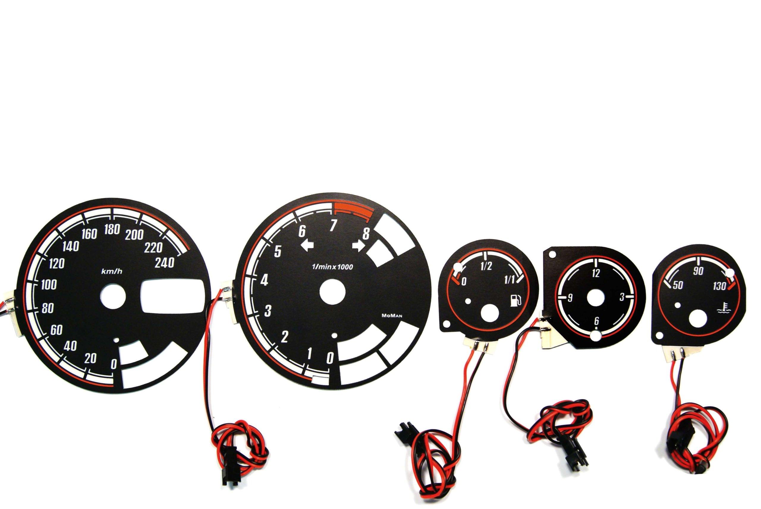 Alfa Romeo 156 indiglo dials design 2