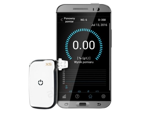 Алкотестер ALCOFORCE XS Bluetooth Белый