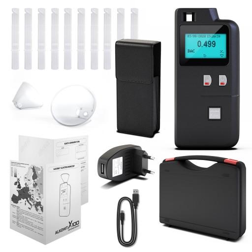 Алкотестер спирт X100 DKD производитель GW 3 л + чемодан