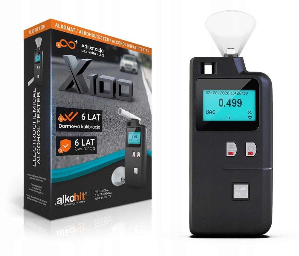 Алкотестер ALKIT X100 полицейский калибровка за ноль