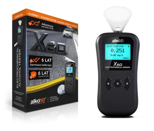 Алкотестер ALKOTIT X60 безрукавный колпачок воронки !