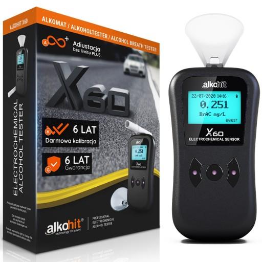 Алкотестер ALKOTIT X60 від DKD польський виробник SENSOR