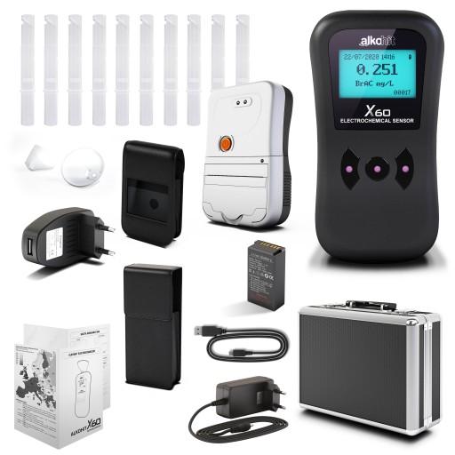 Алкотестер ALKOTIT X60 з бездротовим принтером