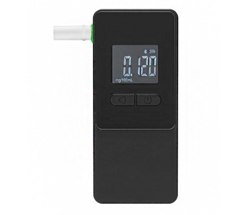 Умный электрохимический алкотестер Aisko AlcoAlert, черный