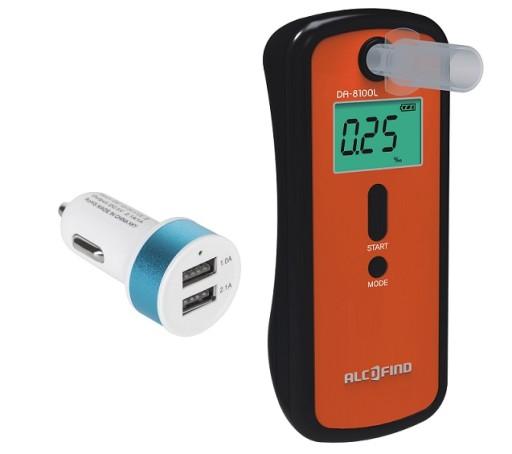Алкотестер AlcoFind DA8100L 1 год бесплатной калибровки