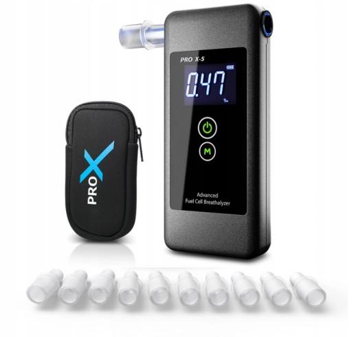 Алкотестер AlcoFind x-5 PRO 10 прецизійних мундштуків