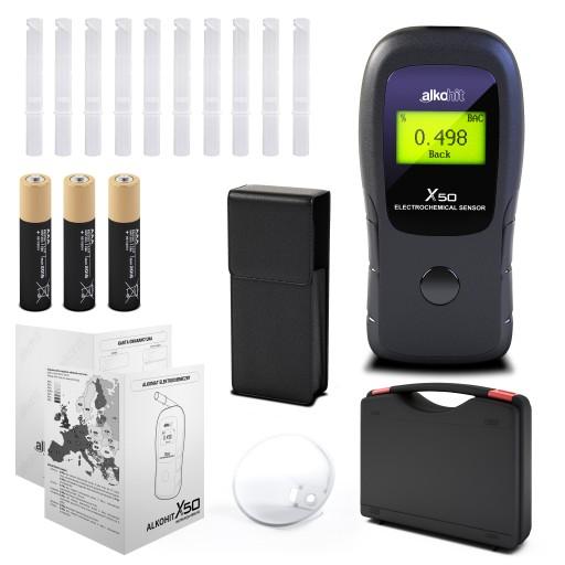 Алкотестер спирт X50 пластиковый чемодан FV GW 3 года