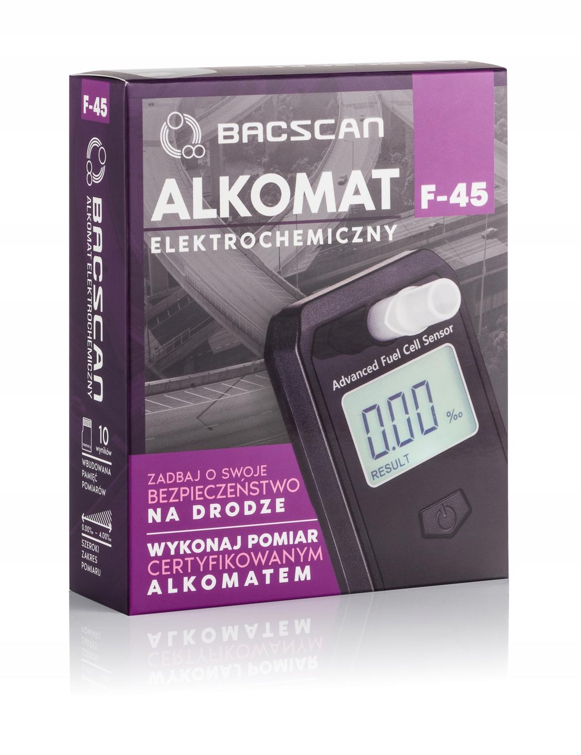 Алкотестер BACSCAN F-45 электрохимический