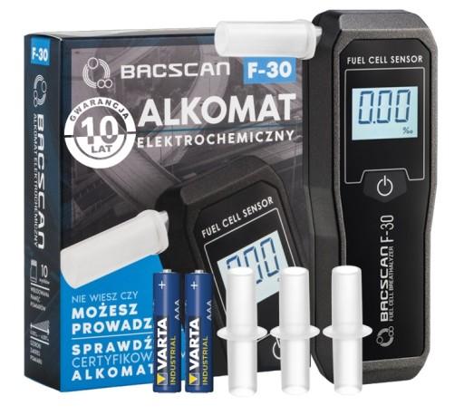 Алкотестер BACSCAN F30 + бесплатные калибровки