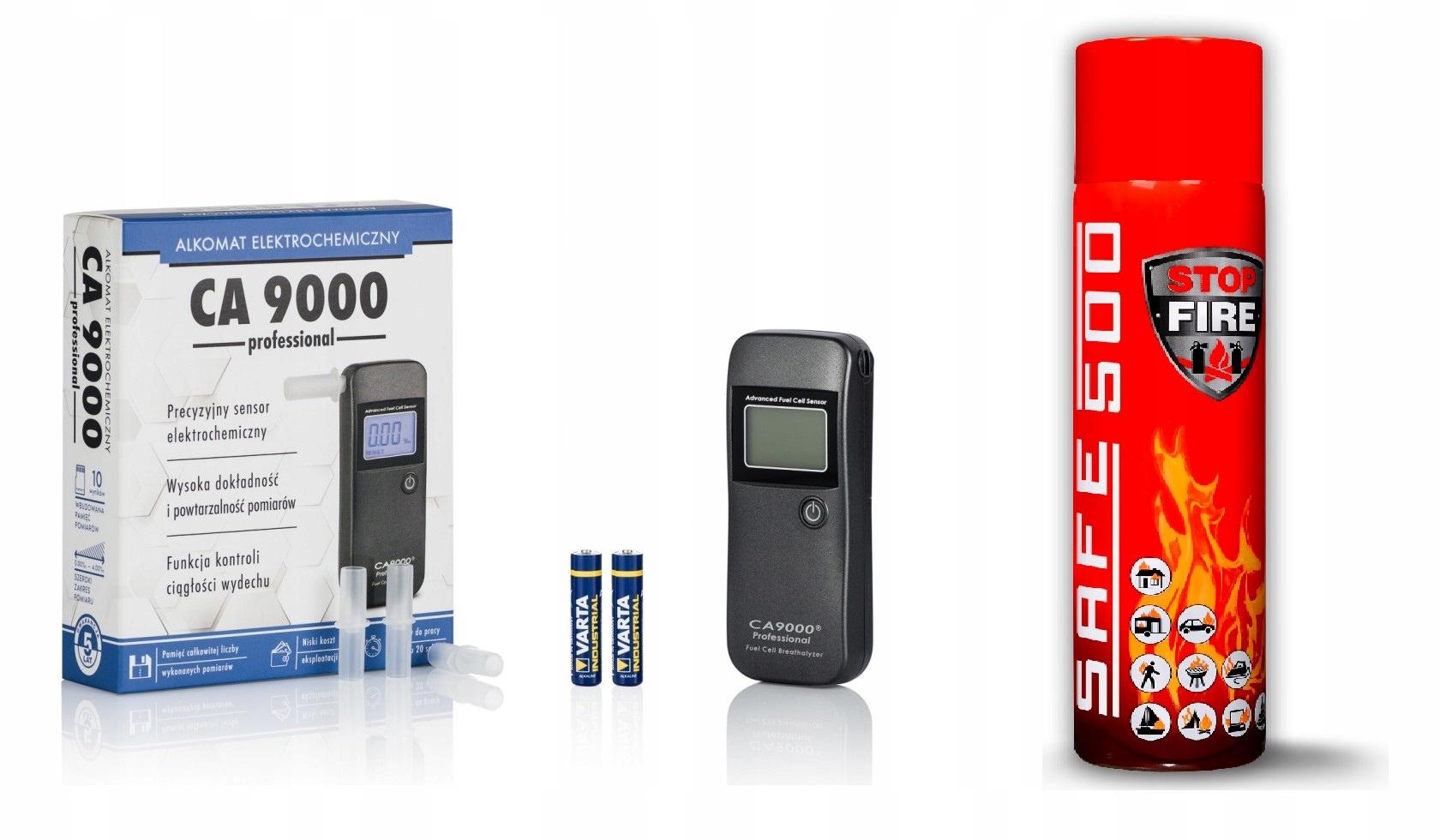 Bacscan 9000 Pro алкотестер + спрей пожаротушения пакет