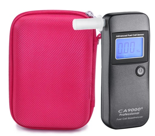 BACscan 9000 Professional алкотестер з червоною кришкою CASE + калібрування