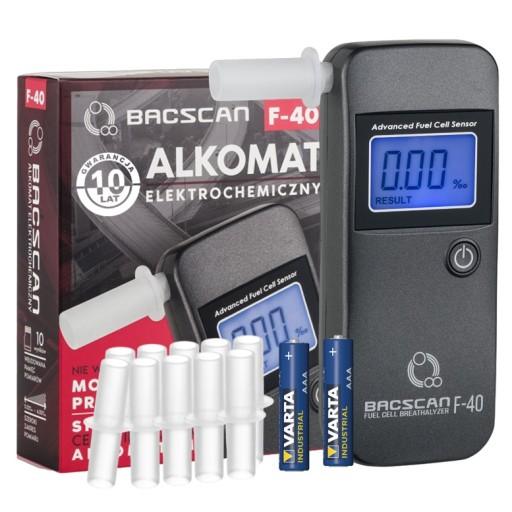 Алкотестер BACscan F-40 + калібрування та мундштуки