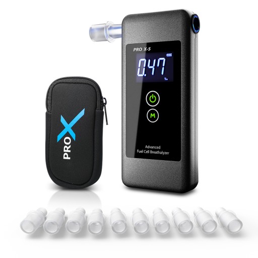 Алкотестер PRO X-5 ORIGINAL + 20 МУТХІП + 12 місяців КАЛІБРУВАННЯ