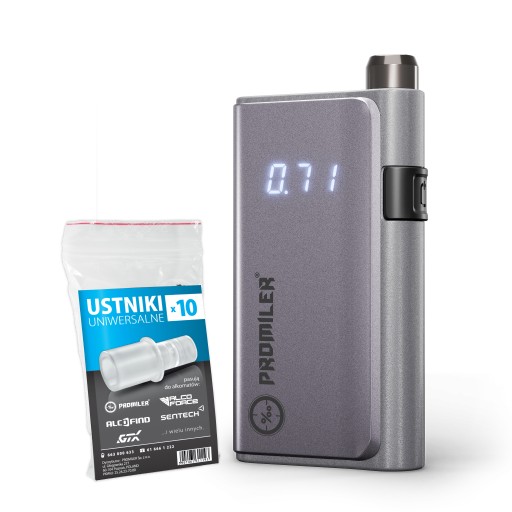 Алкотестер PROMILER STRIKER + 12 місяців безкоштовного обслуговування + Мундштуки