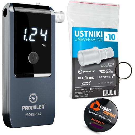 Алкотестер PROMILER iSOBER 30 + складная чашка Barista