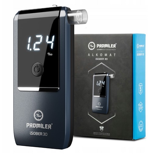 Алкотестер PROMILER iSober 30 + 20 МУШОК + КАЛІБРУВАННЯ