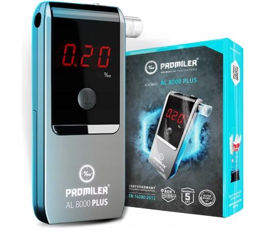 Алкотестер Promiler AL8000 плюс 24M калибровки