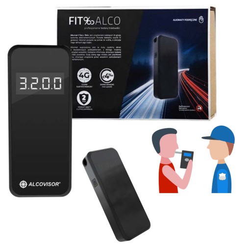 Алкотестер, тестер на тверезість FITalco Alcovisor BETA Electronic Digital