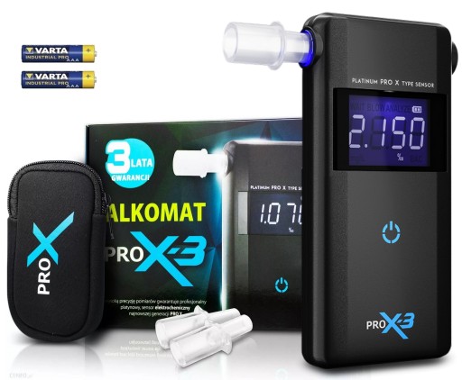 Алкотестер AlcoFind PRO X-3 + 2 года калибровки без ограничений