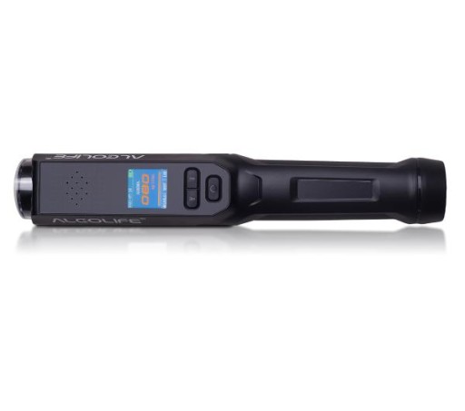 Електрохімічний алкотестер Alcolife F8 Calibration Rechargeable Black