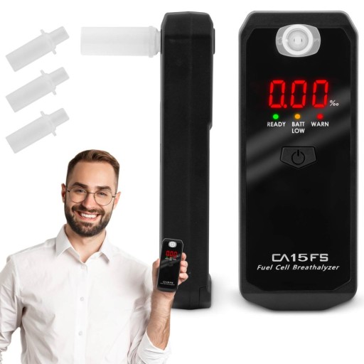 Алкотестер электрохимический CA 15FS + мундштуки