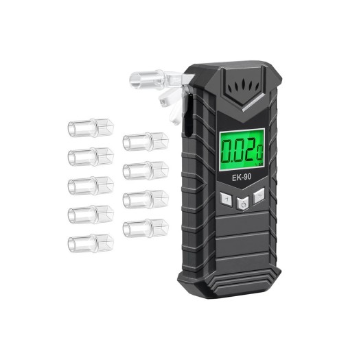 Алкотестер високоточний електрохімічний ЕК-90 з мундштуками