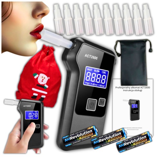 Калибровка электрохимического алкотестера ОРИГИНАЛЬНЫЙ НАБОР датчиков 10 MOUTHIPES