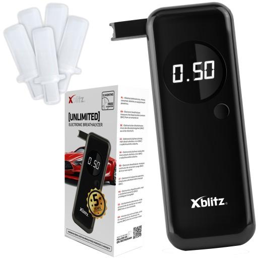 Электронный алкотестер Xblitz Unlimited +5X мундштуки
