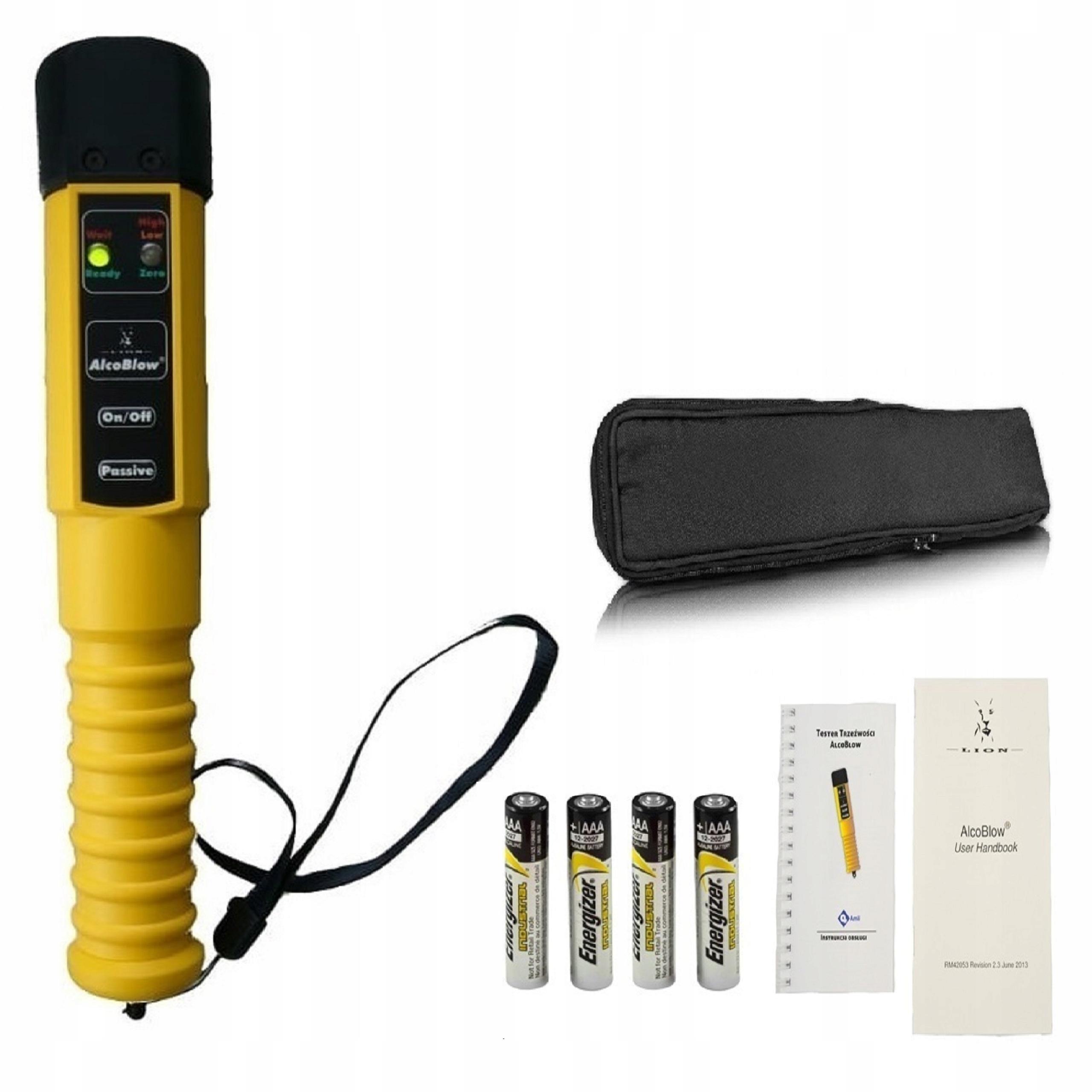 AlcoBlow полицейский алкотестер + чехол + сертификат