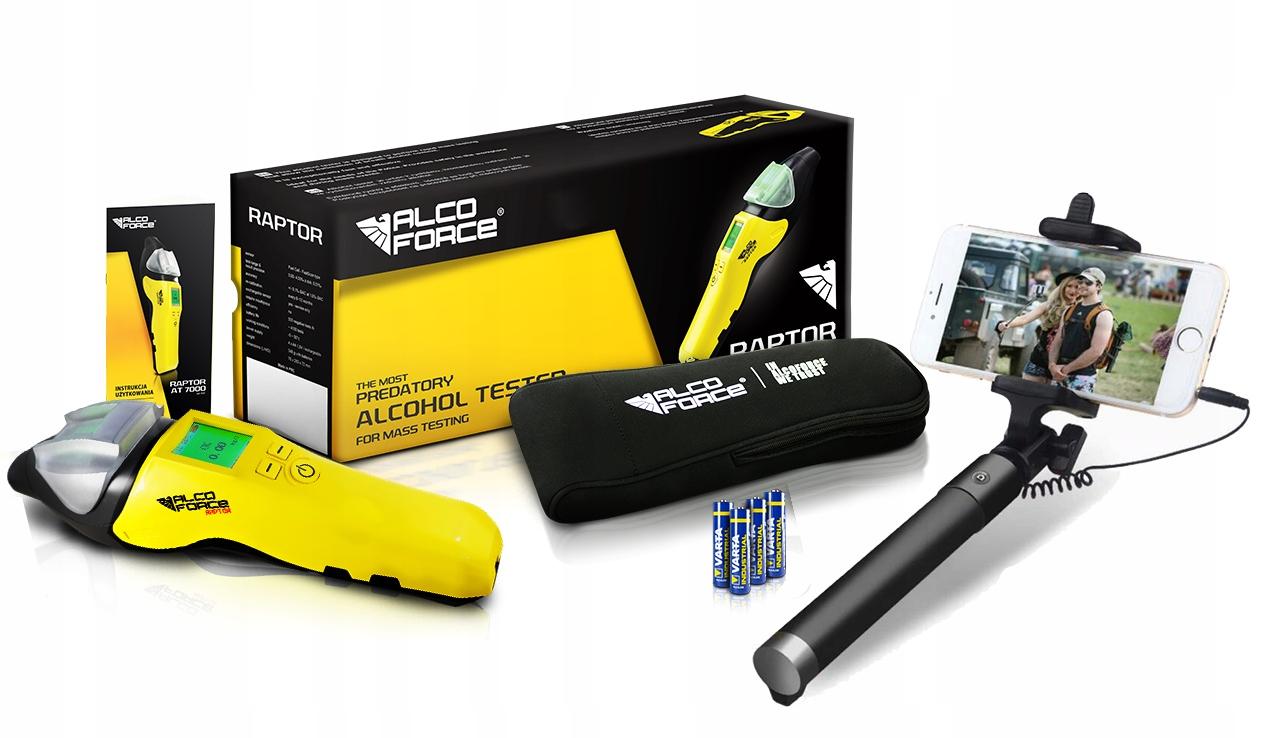 Алкотестер alcoforce Raptor AT7000