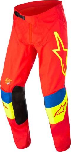 Штани Alpinestars Techstar Quadro Bright Red Yellow Fluo Blue 32