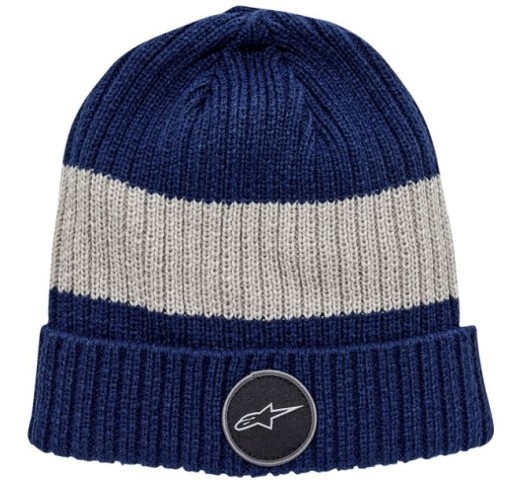 Alpinestars WARD BEANIE Синяя зимняя шапка, универсальный размер | 24 часа