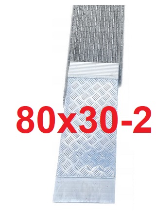 Alu Extensions Алюминиевые пандусы Трапы Рампы Расширение пандуса 80x30R2