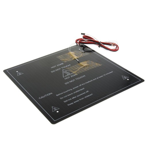 316892 - Aluminum Heated Bed 12V / 220W Heatbed 310 * 310mm