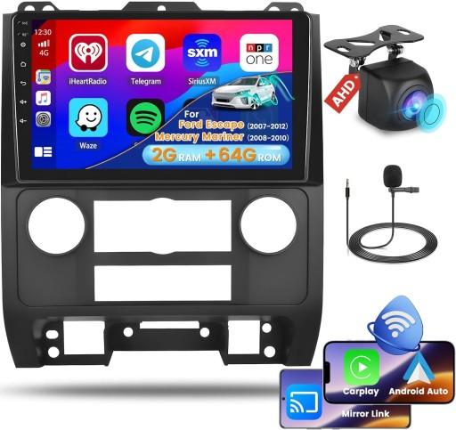 Android CarPlay для Ford Escape 07–12/Mercury Mariner 08–10/Trbute 08–12