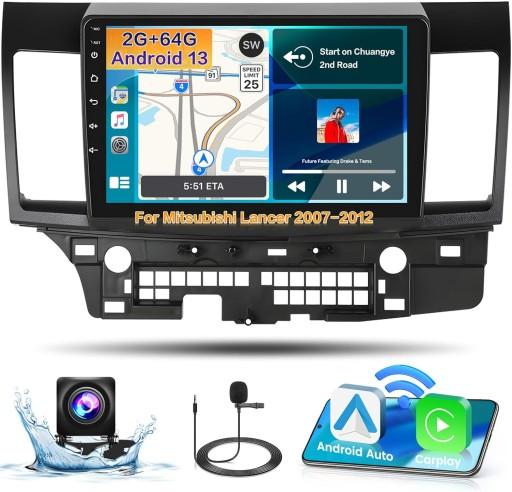 Android-радио CarPlay Stereo для Mitsubishi Lancer 2007-2012 гг. Android Auto