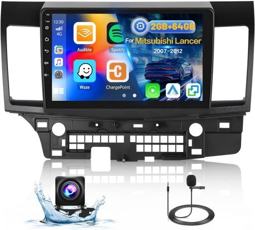 Android-радио CarPlay Stereo для Mitsubishi Lancer 2007-2012 гг. Android Auto