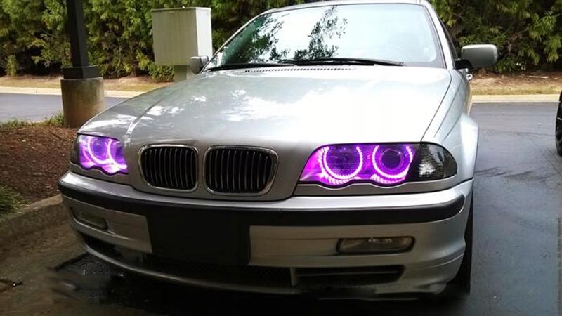 Ангельские глазки SMD RGB BMW E36 E38 E39 E46 + пульт дистанционного управления