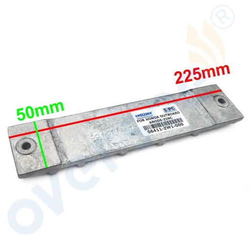 06411-ZW1 - Anode Bar Large Zinc 06411-ZW1-000 для Honda BF 75-225 HP Outboard